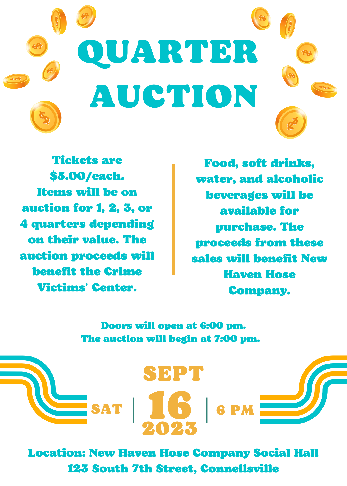 Quarter Auction Crime Victims Center Of Fayette County 2734